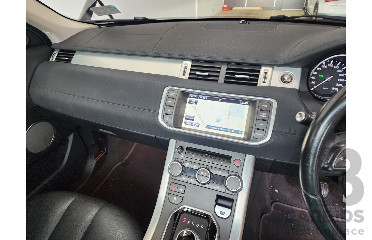 6/2014 Range Rover Evoque SD4 PURE LV MY14 5d Wagon Black 2.2L