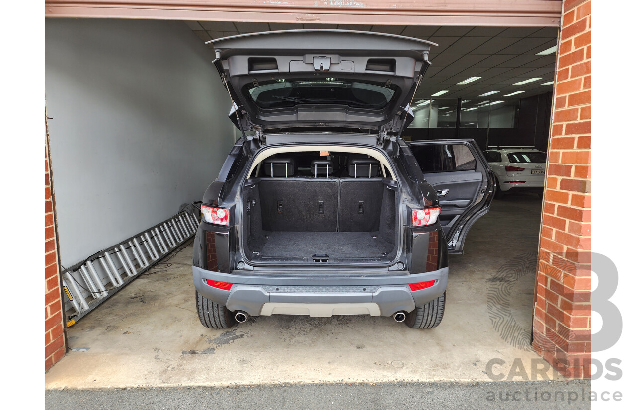 6/2014 Range Rover Evoque SD4 PURE LV MY14 5d Wagon Black 2.2L