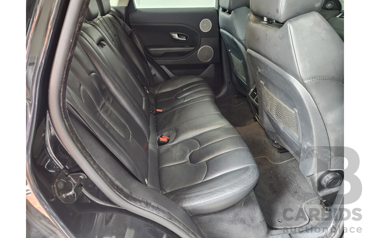 6/2014 Range Rover Evoque SD4 PURE LV MY14 5d Wagon Black 2.2L