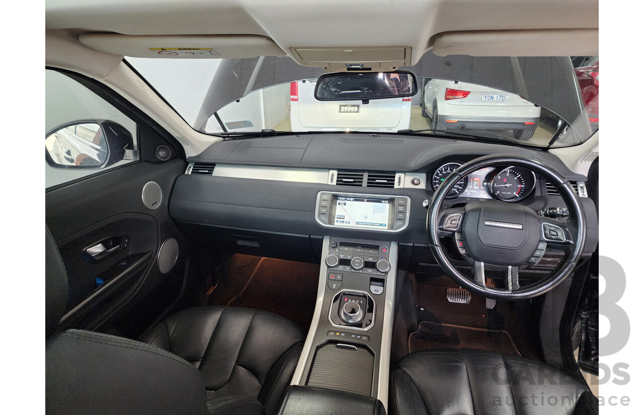 6/2014 Range Rover Evoque SD4 PURE LV MY14 5d Wagon Black 2.2L
