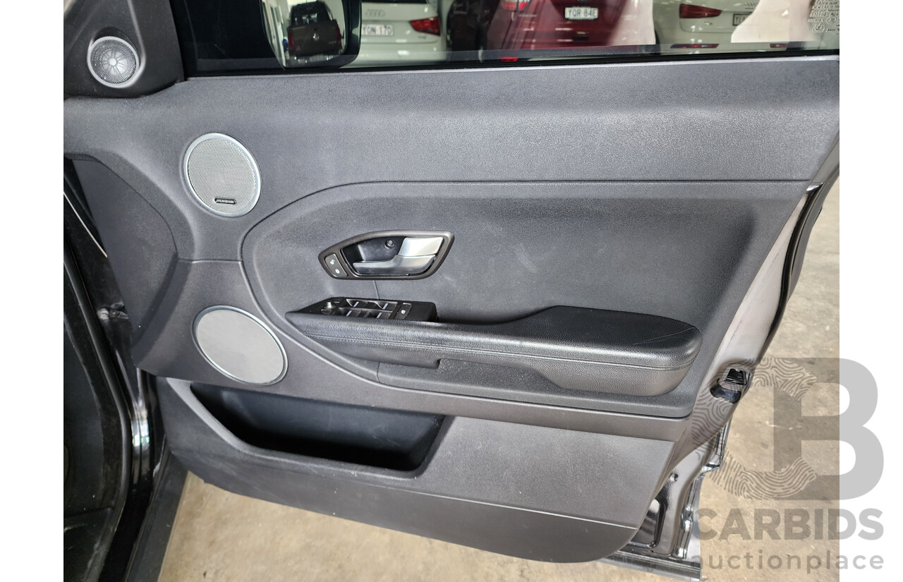 6/2014 Range Rover Evoque SD4 PURE LV MY14 5d Wagon Black 2.2L