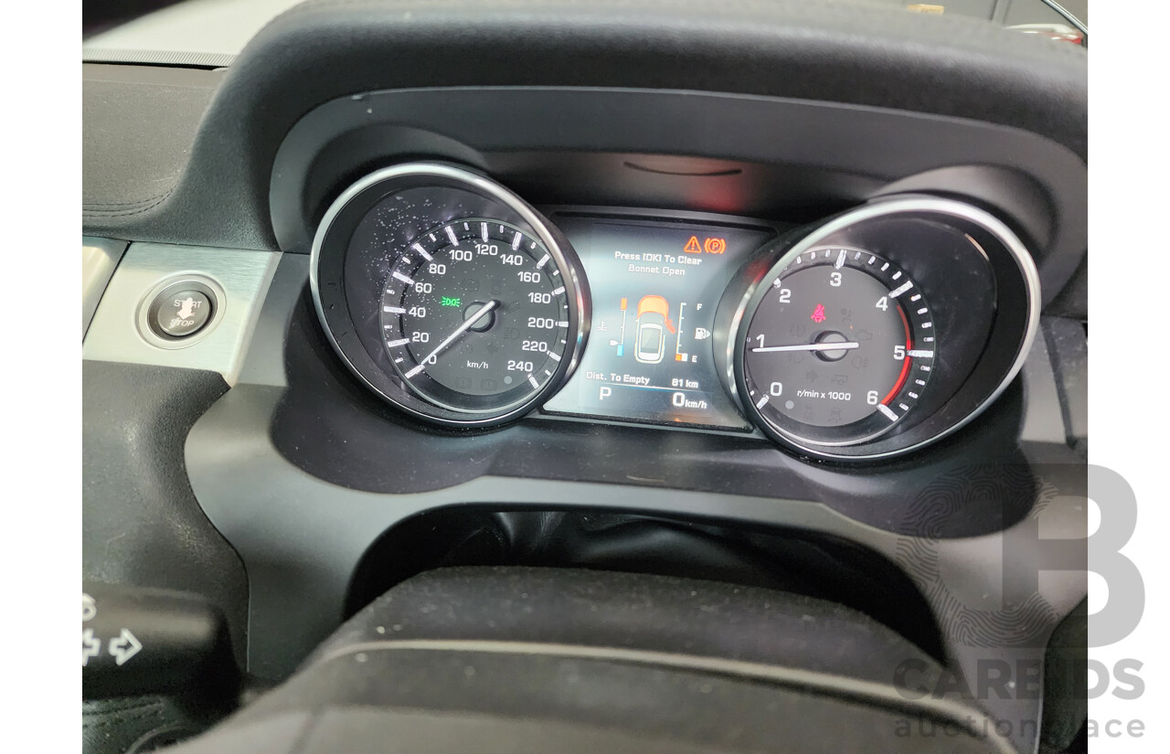 6/2014 Range Rover Evoque SD4 PURE LV MY14 5d Wagon Black 2.2L