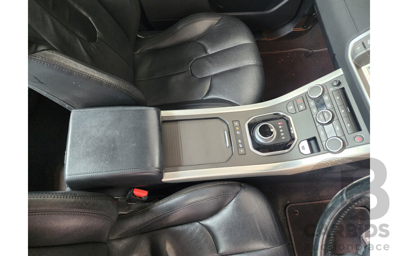 6/2014 Range Rover Evoque SD4 PURE LV MY14 5d Wagon Black 2.2L