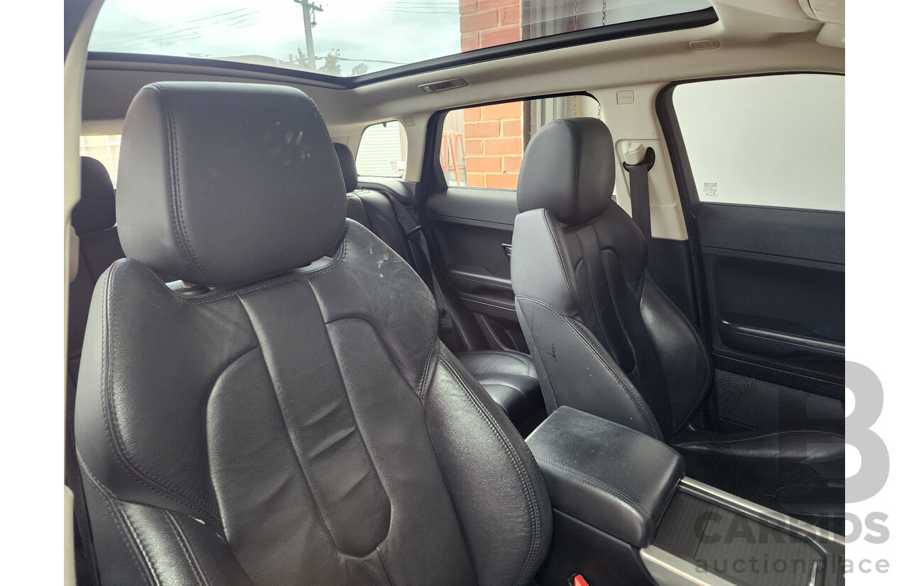 6/2014 Range Rover Evoque SD4 PURE LV MY14 5d Wagon Black 2.2L