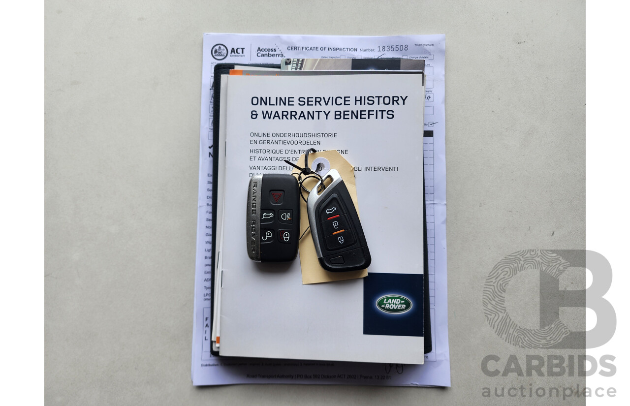 6/2014 Range Rover Evoque SD4 PURE LV MY14 5d Wagon Black 2.2L