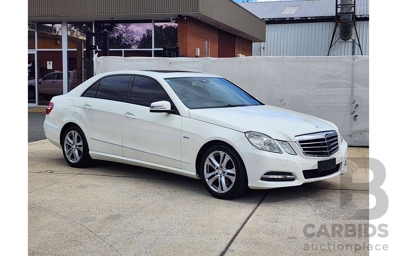 9/2011 Mercedes-Benz E250 CDI Avantgarde 212 MY11 4d Sedan White 2.1L
