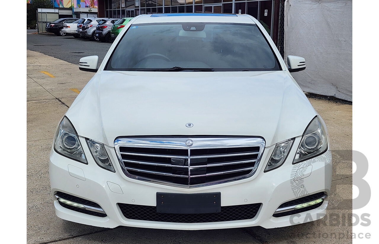 9/2011 Mercedes-Benz E250 CDI Avantgarde 212 MY11 4d Sedan White 2.1L