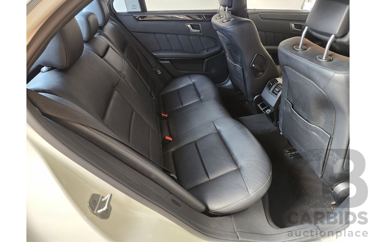 9/2011 Mercedes-Benz E250 CDI Avantgarde 212 MY11 4d Sedan White 2.1L