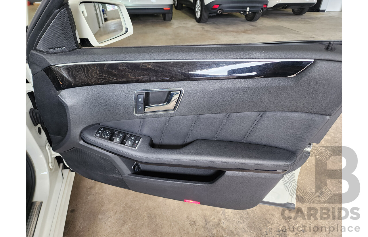 9/2011 Mercedes-Benz E250 CDI Avantgarde 212 MY11 4d Sedan White 2.1L