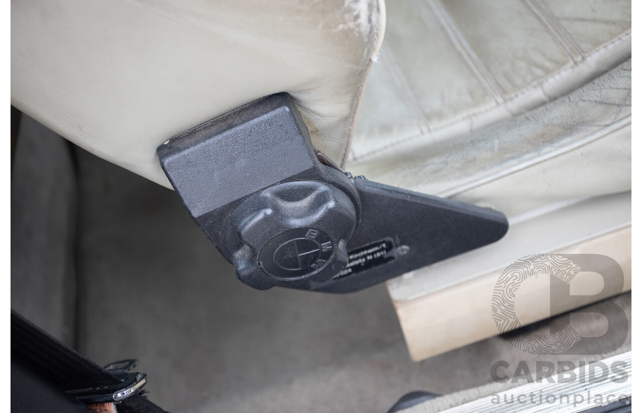 1/1988 BMW 635 CSi (RWD) 2D Coupe Delphin Metallic Grey 3.4L