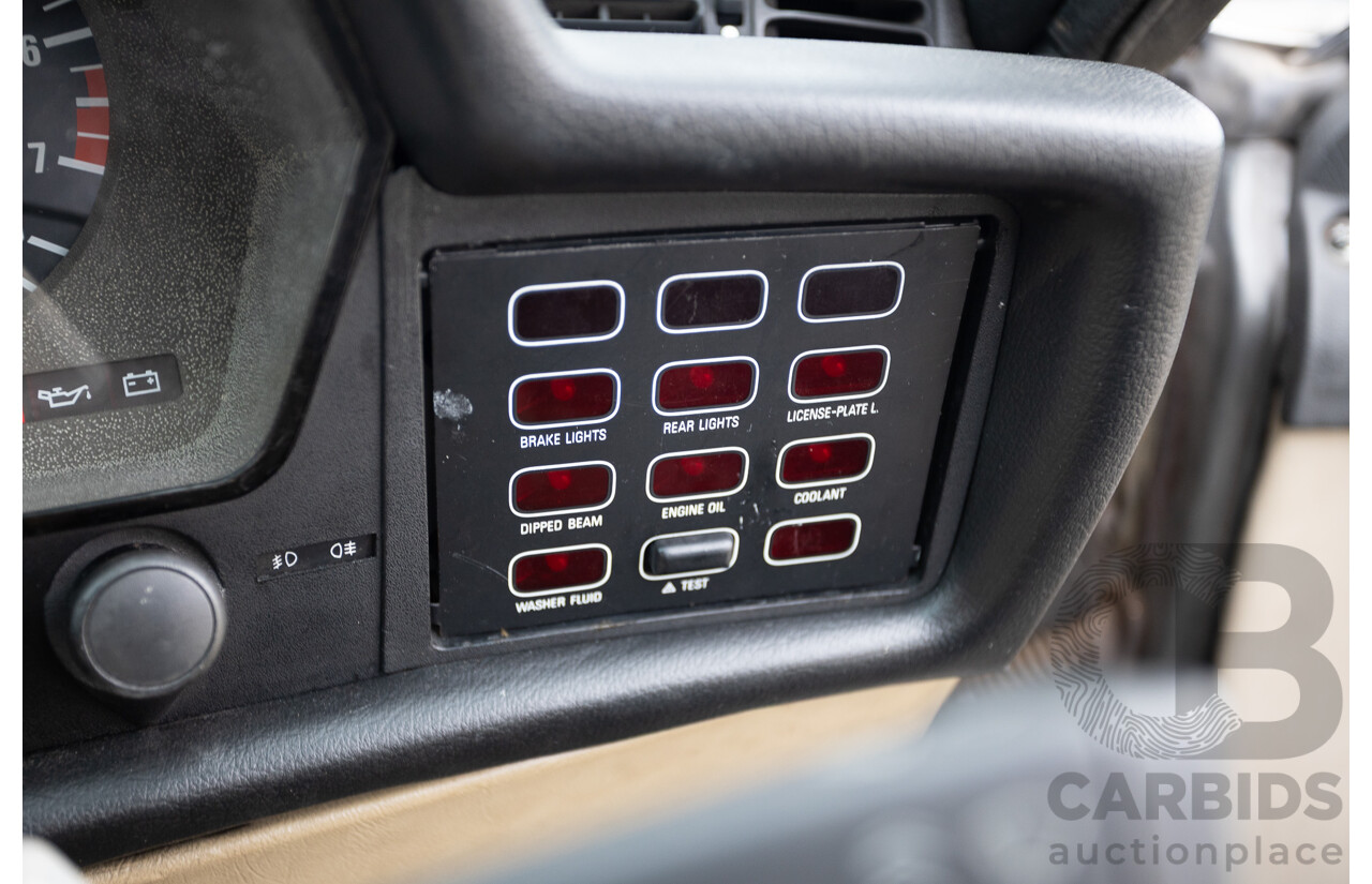 1/1988 BMW 635 CSi (RWD) 2D Coupe Delphin Metallic Grey 3.4L