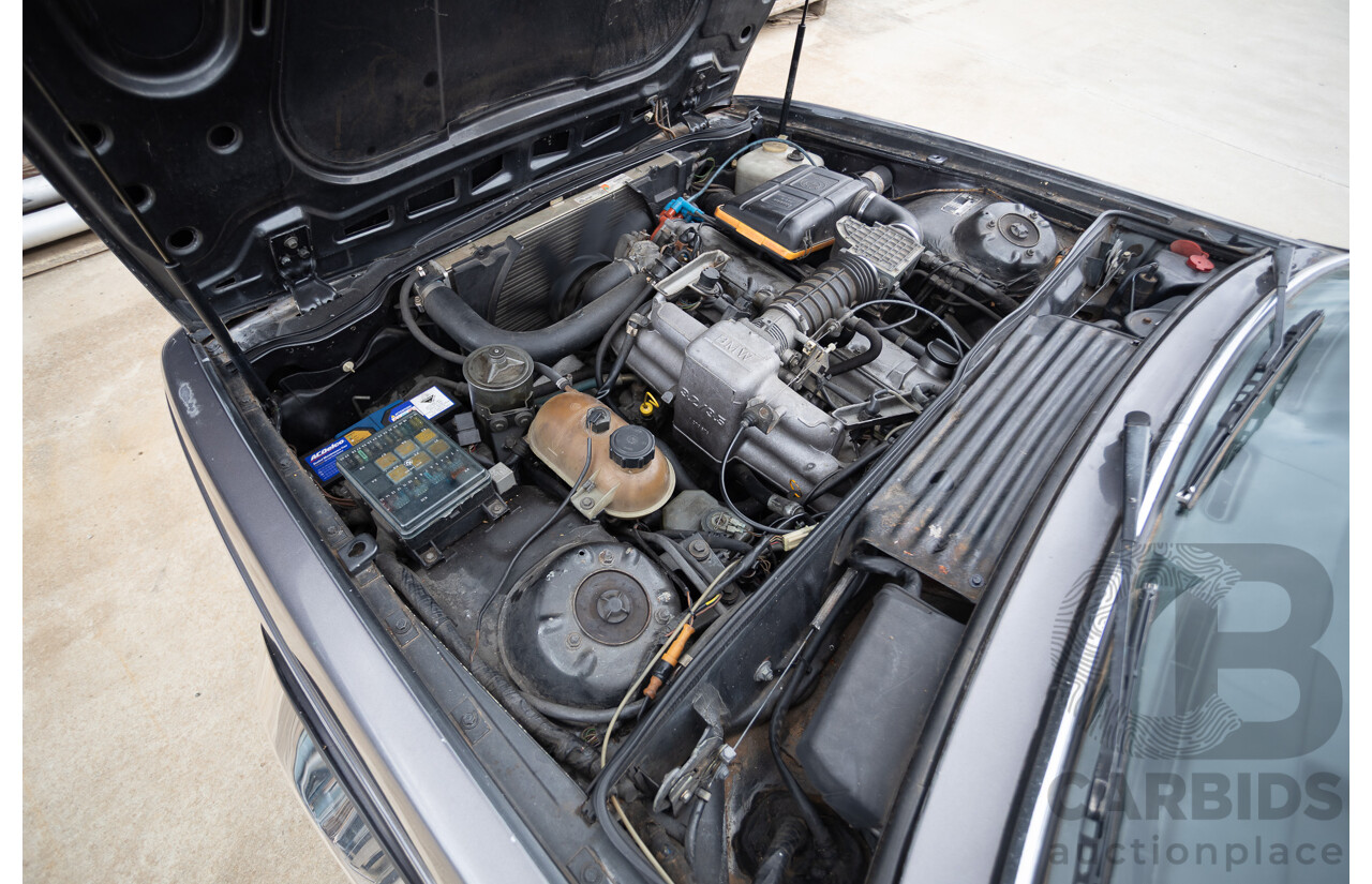 1/1988 BMW 635 CSi (RWD) 2D Coupe Delphin Metallic Grey 3.4L