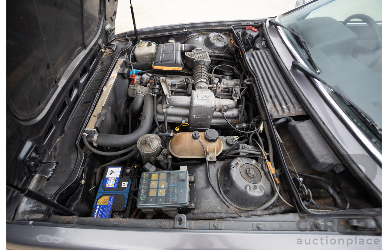 1/1988 BMW 635 CSi (RWD) 2D Coupe Delphin Metallic Grey 3.4L