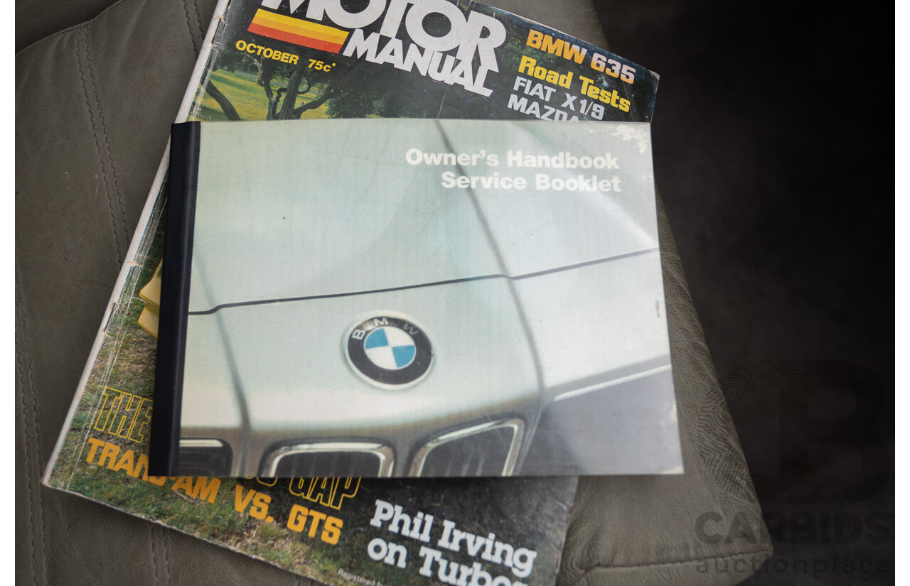 1/1988 BMW 635 CSi (RWD) 2D Coupe Delphin Metallic Grey 3.4L