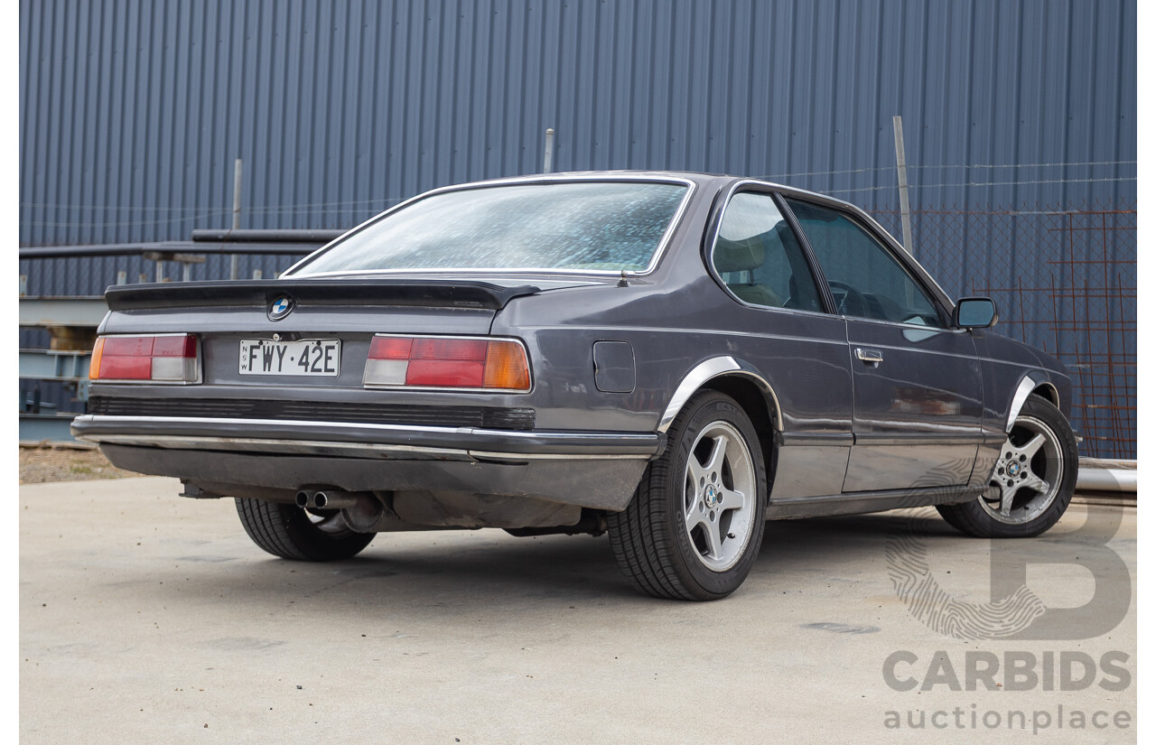 1/1988 BMW 635 CSi (RWD) 2D Coupe Delphin Metallic Grey 3.4L