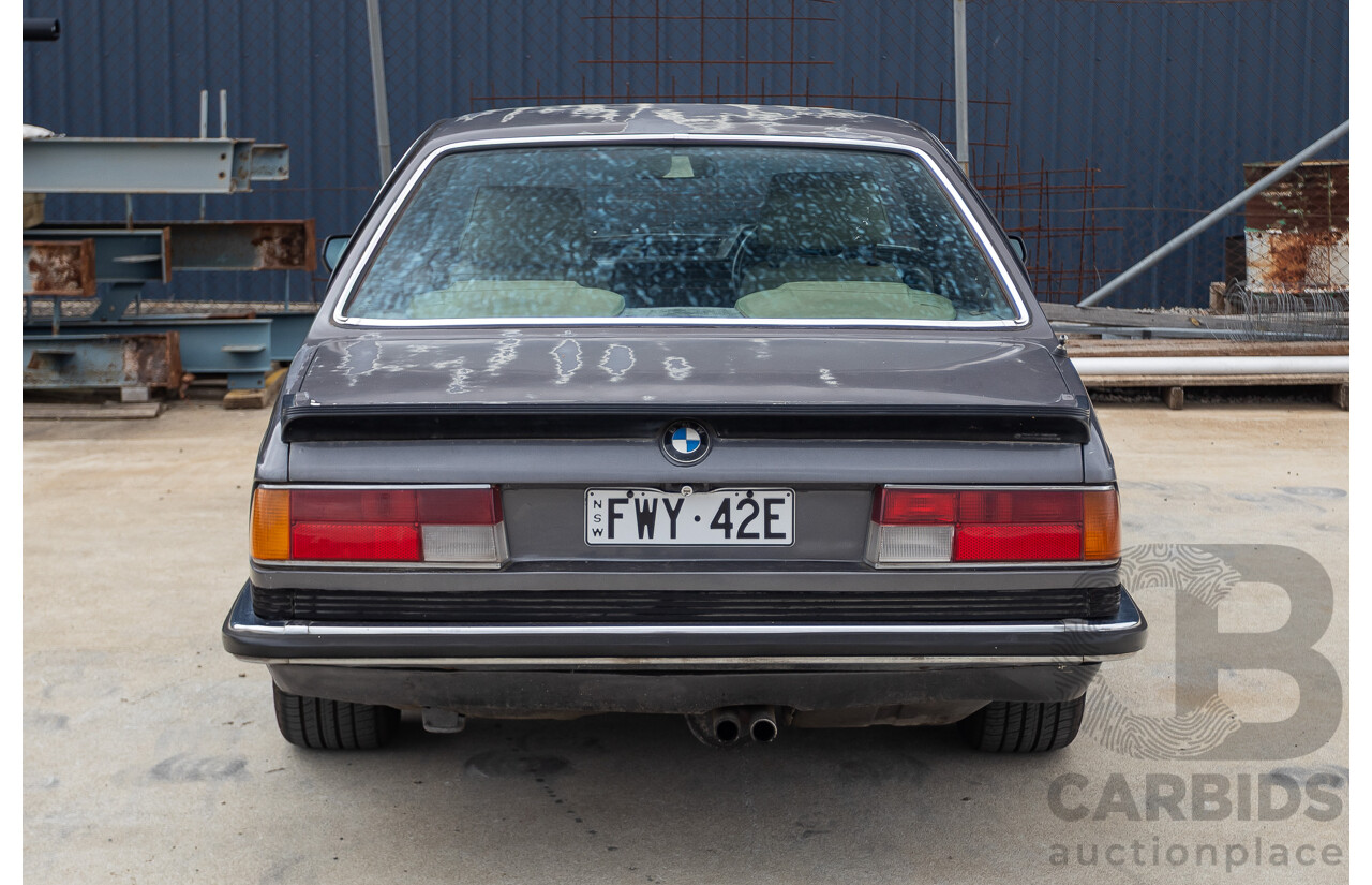 1/1988 BMW 635 CSi (RWD) 2D Coupe Delphin Metallic Grey 3.4L