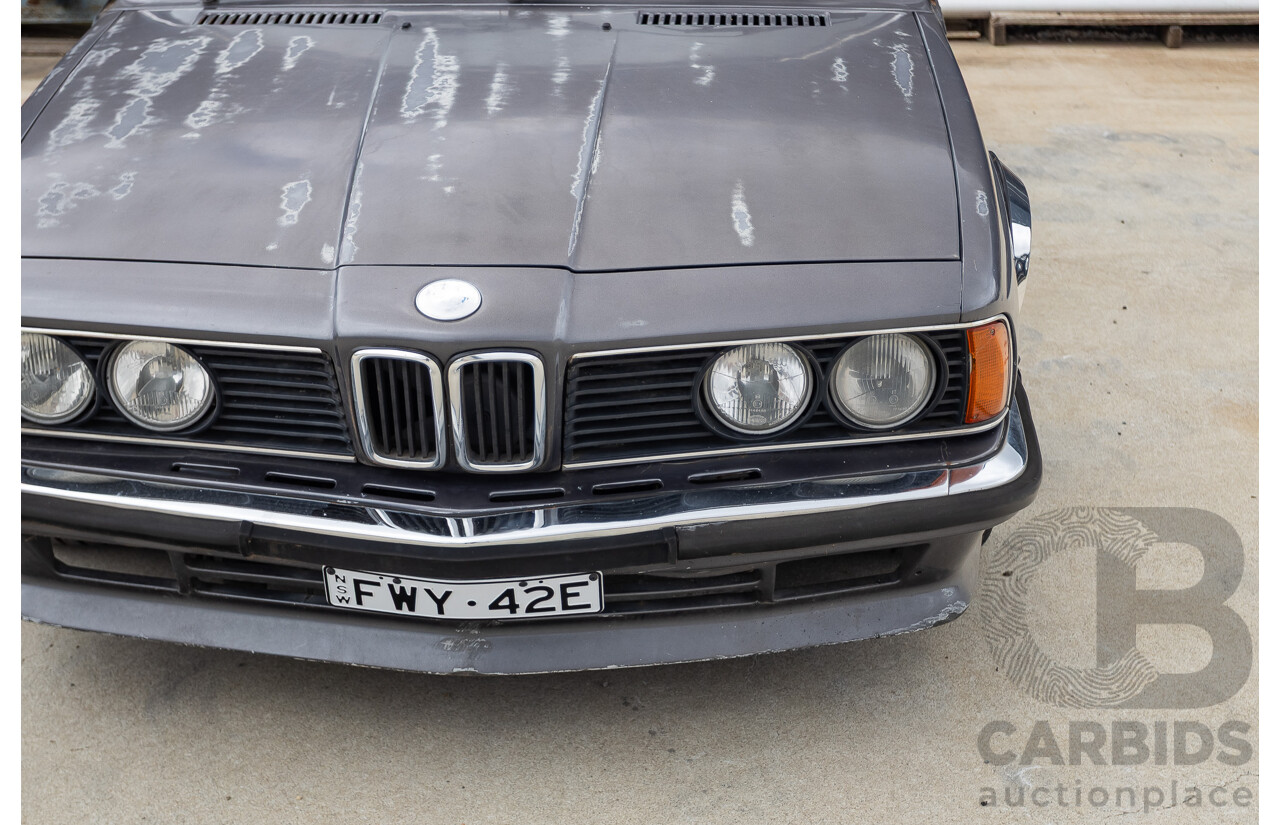 1/1988 BMW 635 CSi (RWD) 2D Coupe Delphin Metallic Grey 3.4L