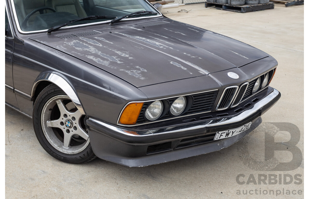 1/1988 BMW 635 CSi (RWD) 2D Coupe Delphin Metallic Grey 3.4L