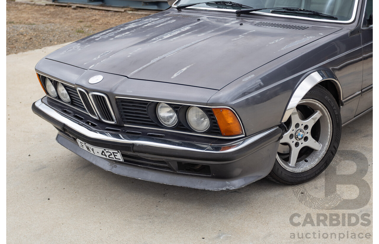 1/1988 BMW 635 CSi (RWD) 2D Coupe Delphin Metallic Grey 3.4L