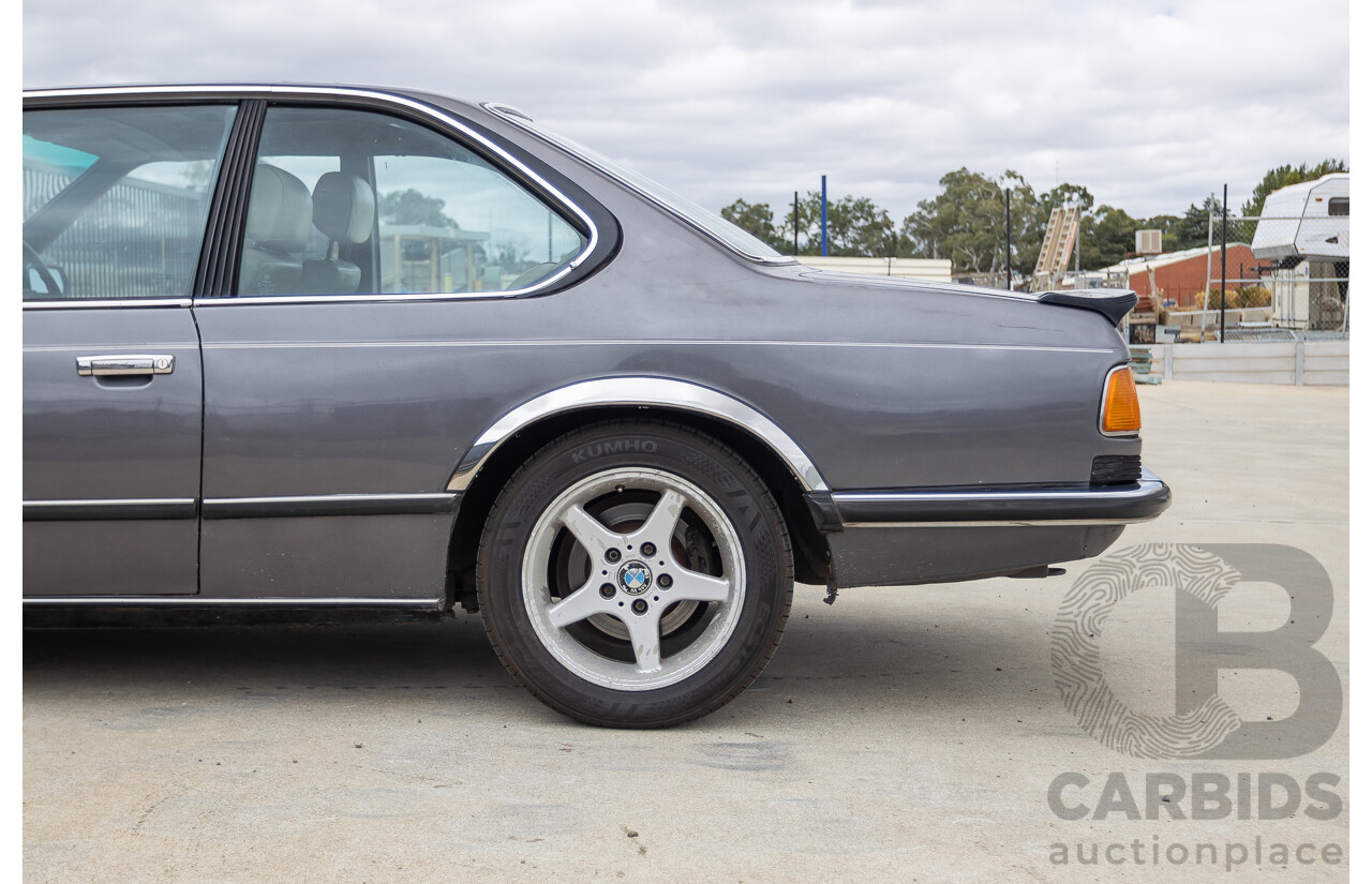 1/1988 BMW 635 CSi (RWD) 2D Coupe Delphin Metallic Grey 3.4L