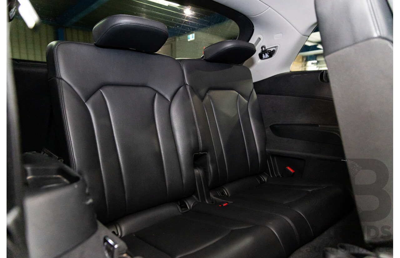 08/2018 Audi Q7 3.0 TDI Quattro (160kW AWD) 4M MY18 4d Wagon Carrara White Turbo Diesel V6 3.0L - 7 Seater