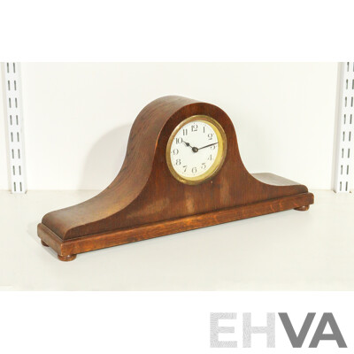 Vintage Wooden Mantel Clock