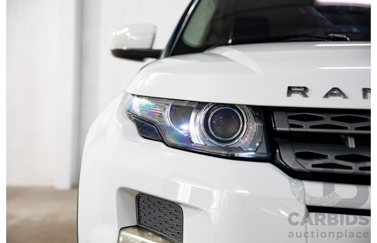 1/2013 Range Rover Evoque TD4 Pure LV MY13 5d Wagon Fuji White Turbo Diesel 2.2L
