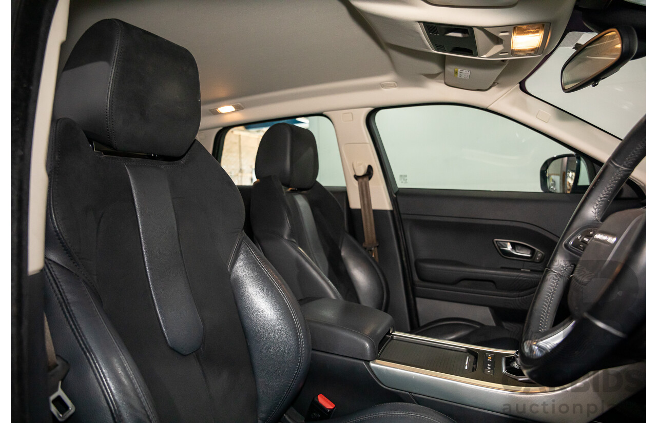 1/2013 Range Rover Evoque TD4 Pure LV MY13 5d Wagon Fuji White Turbo Diesel 2.2L