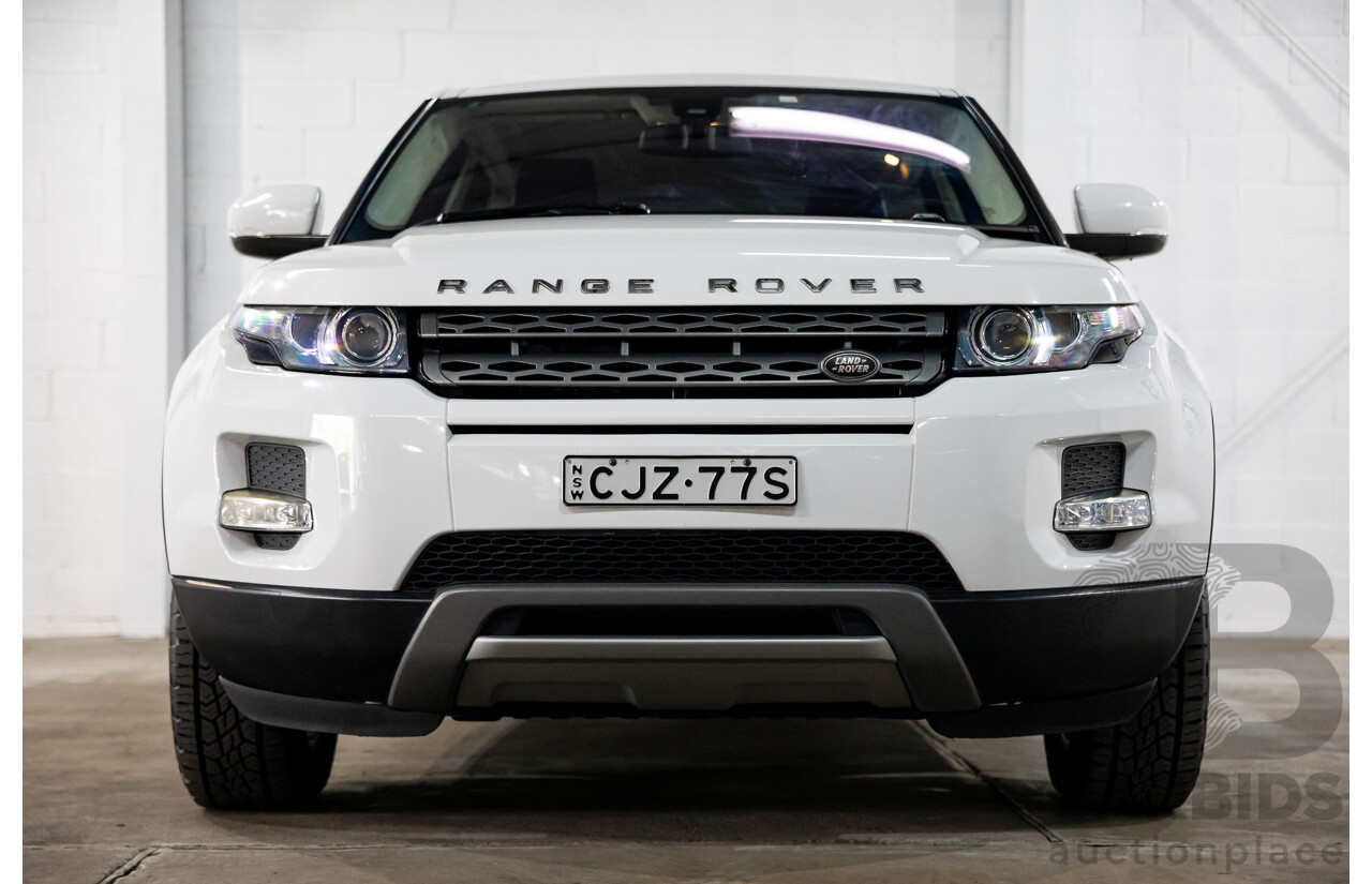 1/2013 Range Rover Evoque TD4 Pure LV MY13 5d Wagon Fuji White Turbo Diesel 2.2L