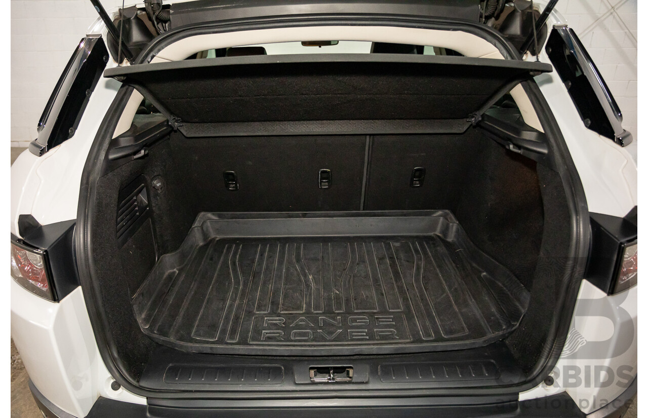 1/2013 Range Rover Evoque TD4 Pure LV MY13 5d Wagon Fuji White Turbo Diesel 2.2L