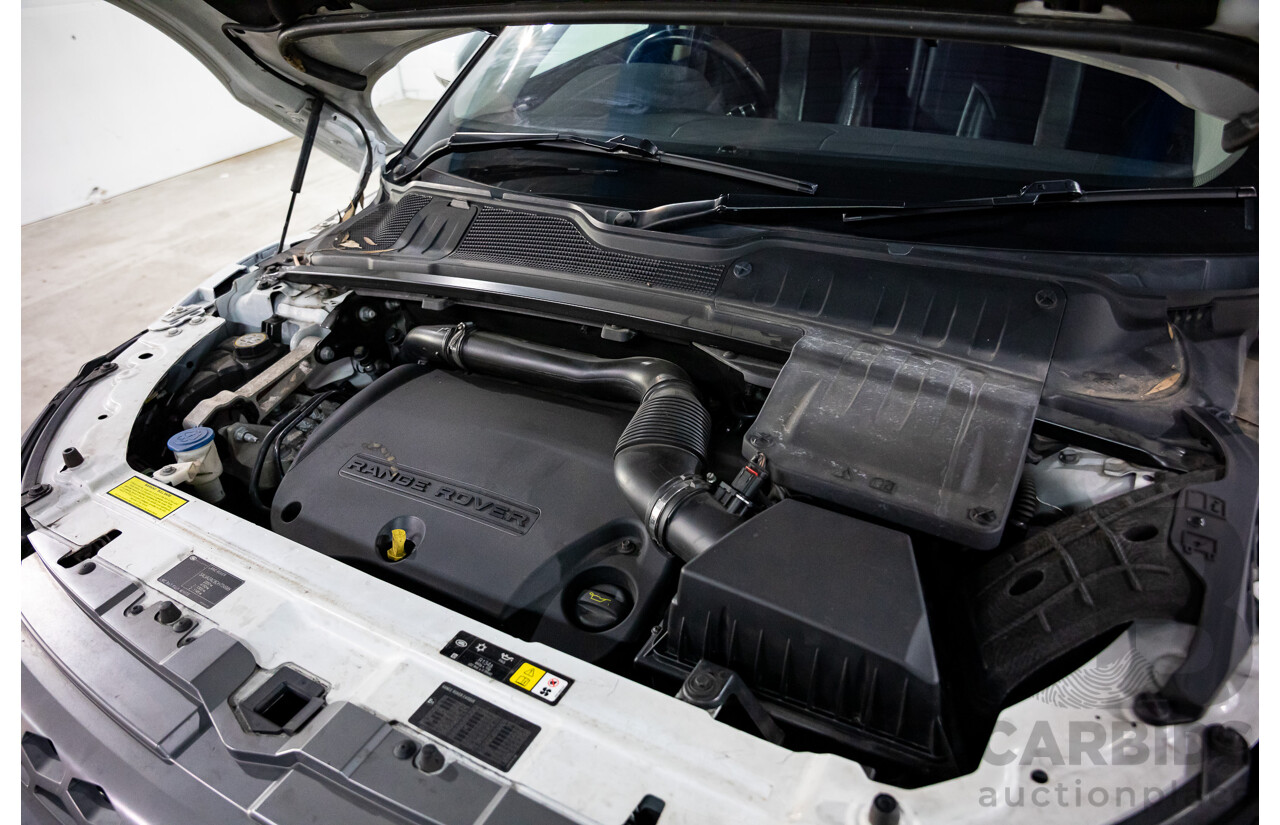 1/2013 Range Rover Evoque TD4 Pure LV MY13 5d Wagon Fuji White Turbo Diesel 2.2L