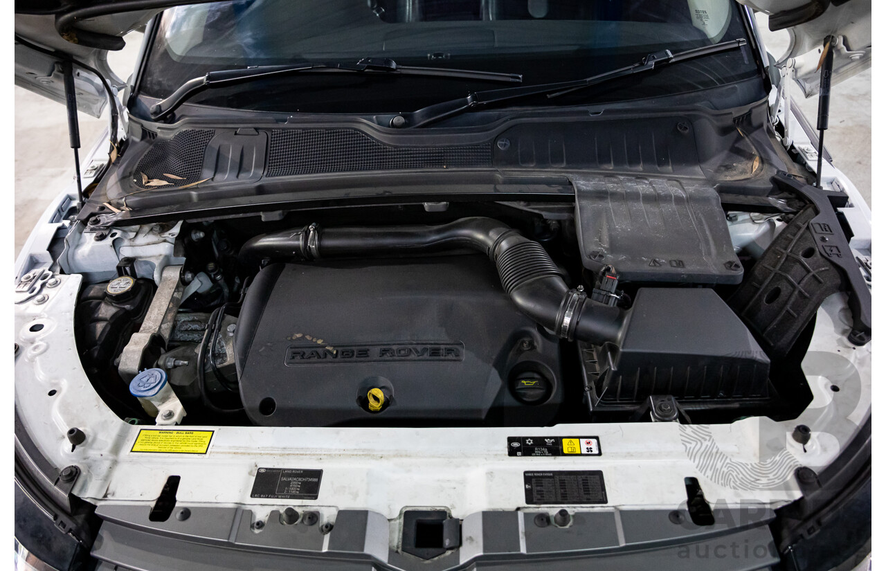 1/2013 Range Rover Evoque TD4 Pure LV MY13 5d Wagon Fuji White Turbo Diesel 2.2L