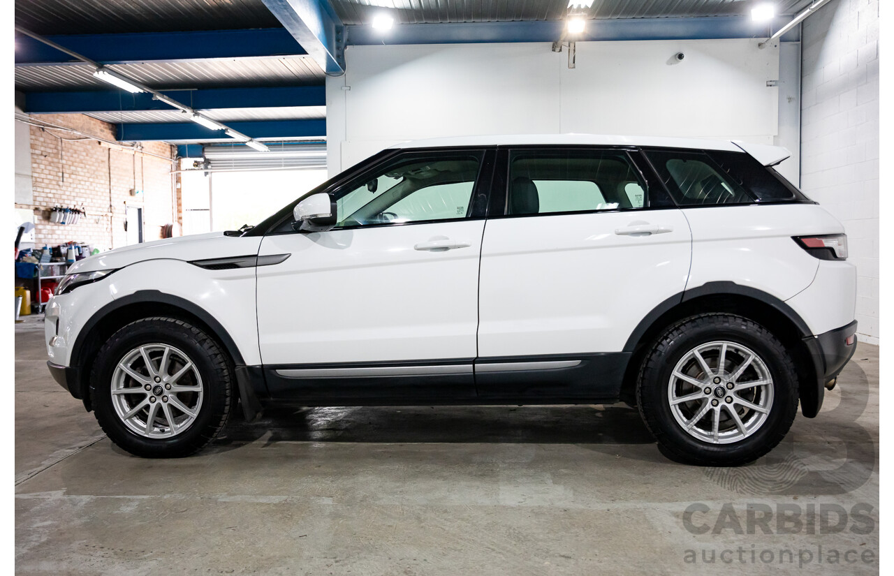 1/2013 Range Rover Evoque TD4 Pure LV MY13 5d Wagon Fuji White Turbo Diesel 2.2L