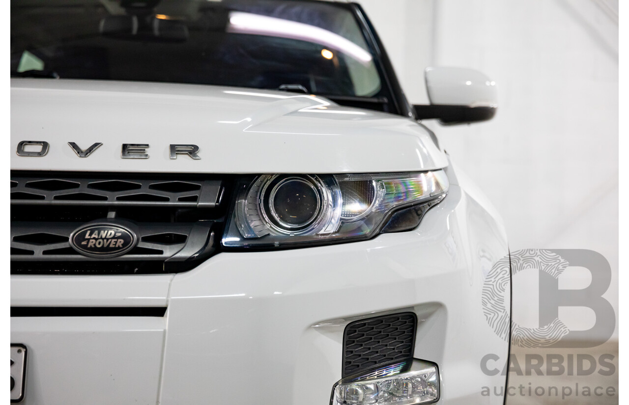 1/2013 Range Rover Evoque TD4 Pure LV MY13 5d Wagon Fuji White Turbo Diesel 2.2L