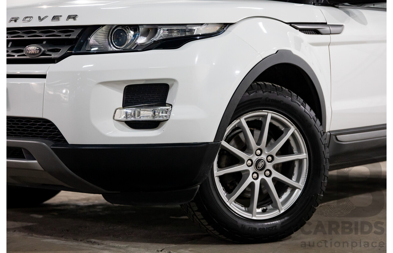 1/2013 Range Rover Evoque TD4 Pure LV MY13 5d Wagon Fuji White Turbo Diesel 2.2L
