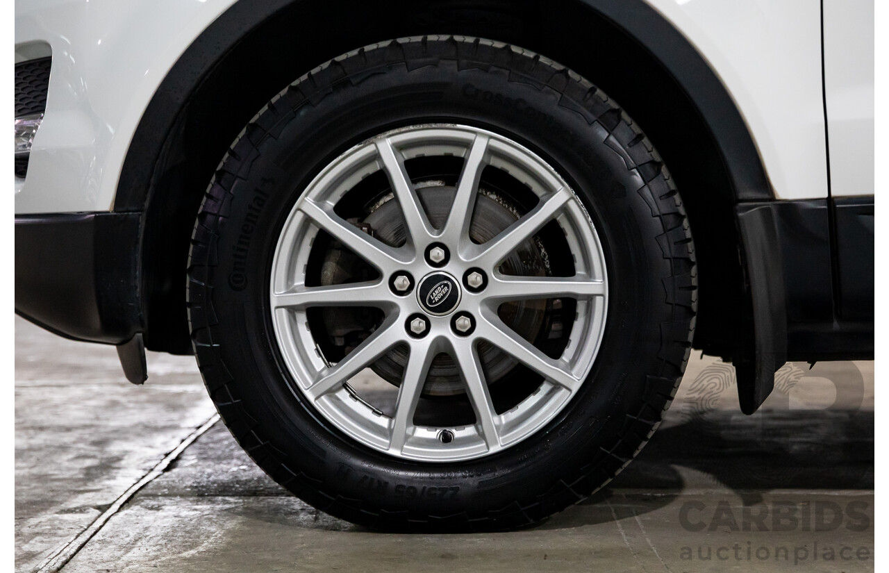 1/2013 Range Rover Evoque TD4 Pure LV MY13 5d Wagon Fuji White Turbo Diesel 2.2L