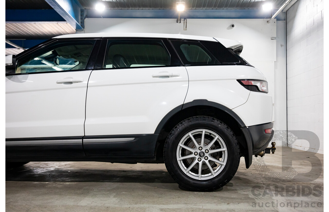 1/2013 Range Rover Evoque TD4 Pure LV MY13 5d Wagon Fuji White Turbo Diesel 2.2L