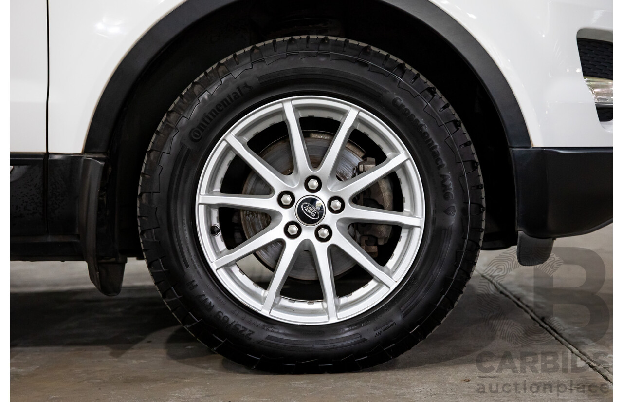 1/2013 Range Rover Evoque TD4 Pure LV MY13 5d Wagon Fuji White Turbo Diesel 2.2L