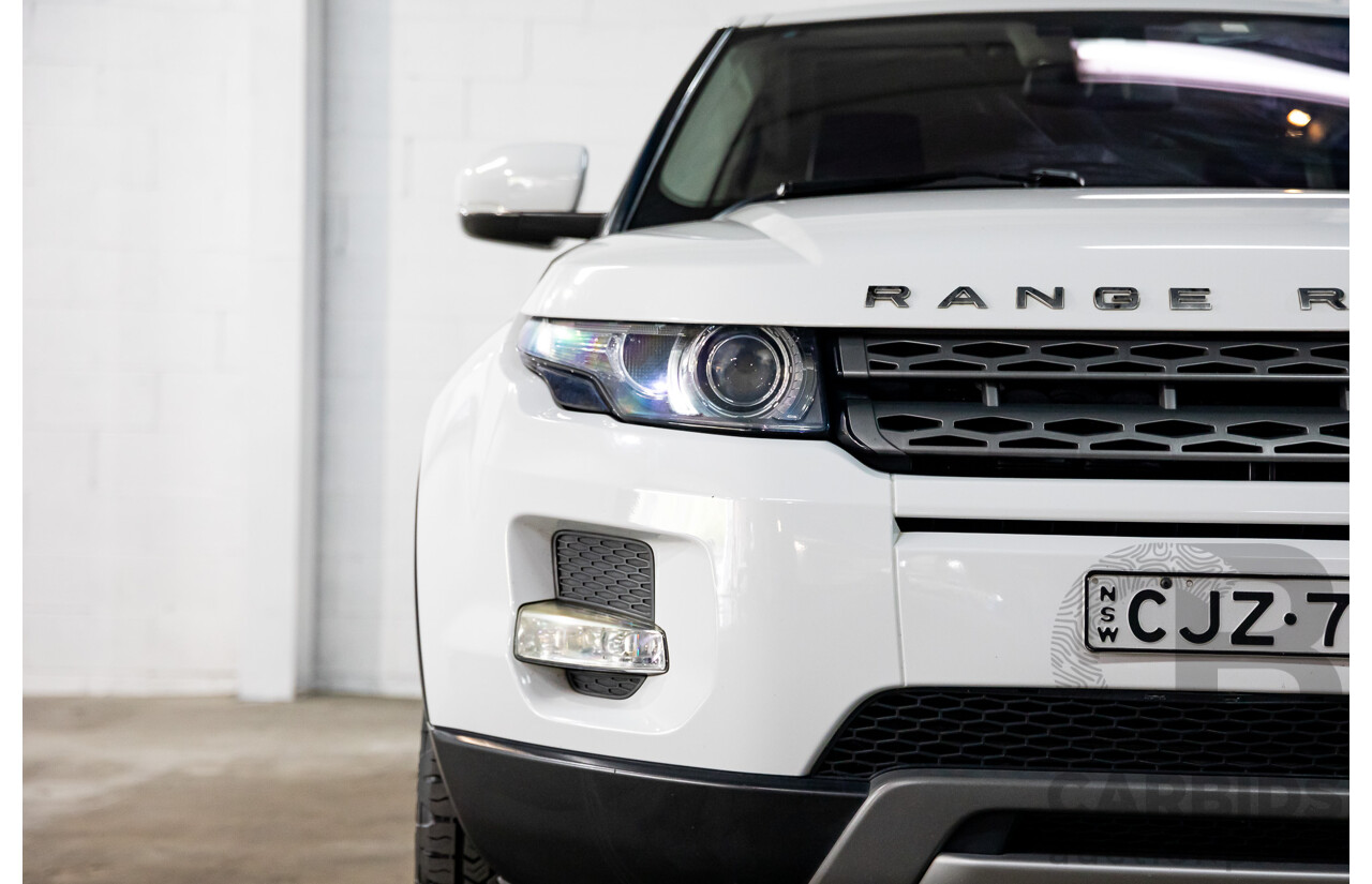 1/2013 Range Rover Evoque TD4 Pure LV MY13 5d Wagon Fuji White Turbo Diesel 2.2L