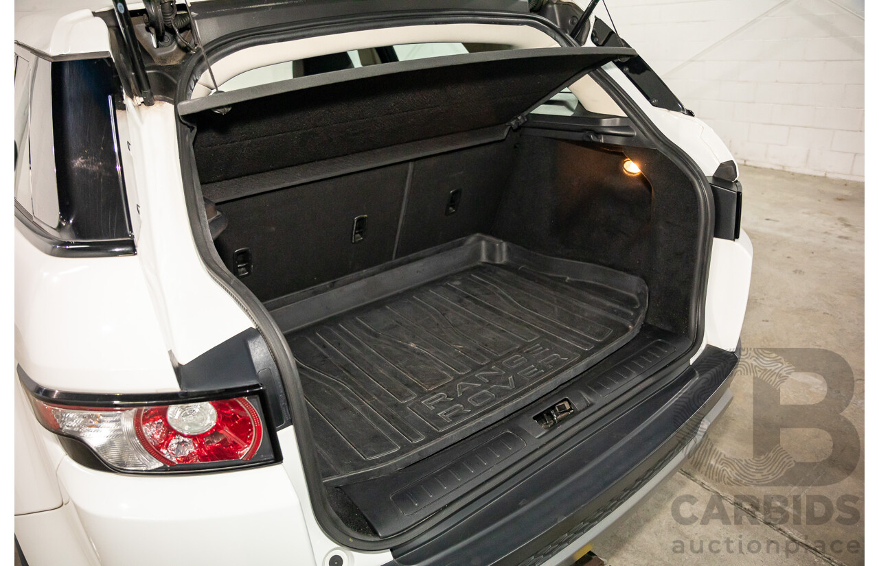 1/2013 Range Rover Evoque TD4 Pure LV MY13 5d Wagon Fuji White Turbo Diesel 2.2L