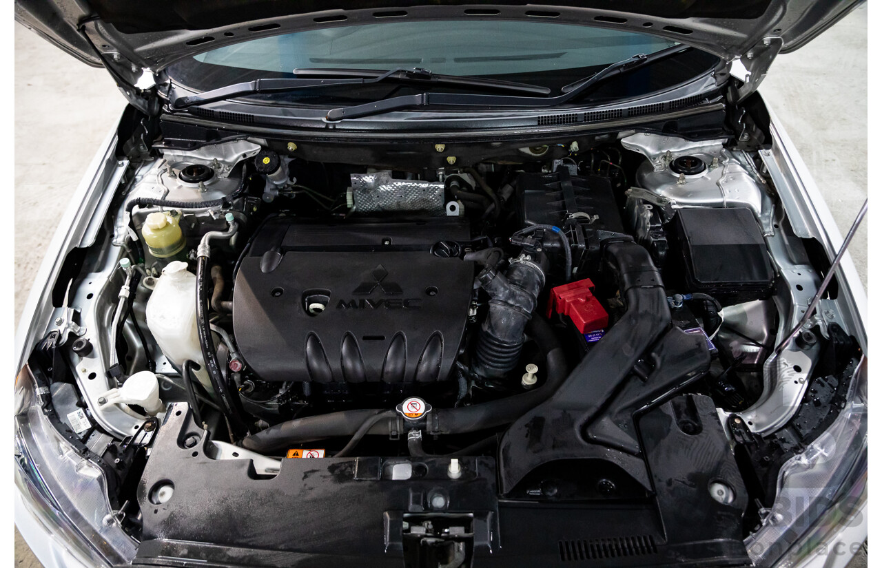 12/2015 Mitsubishi Lancer ES Sport CJ MY15 4d Sedan Apex Silver Metallic 2.0L