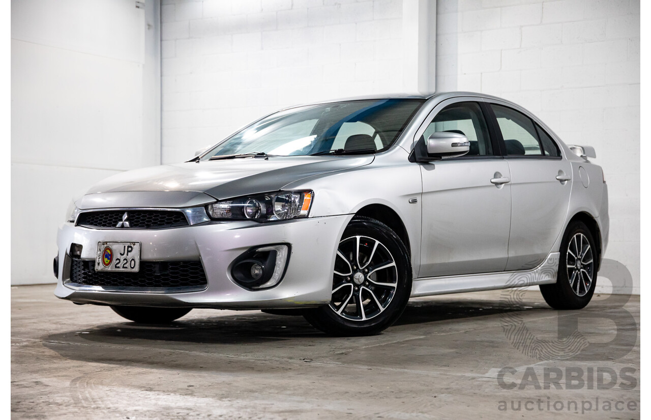 12/2015 Mitsubishi Lancer ES Sport CJ MY15 4d Sedan Apex Silver Metallic 2.0L