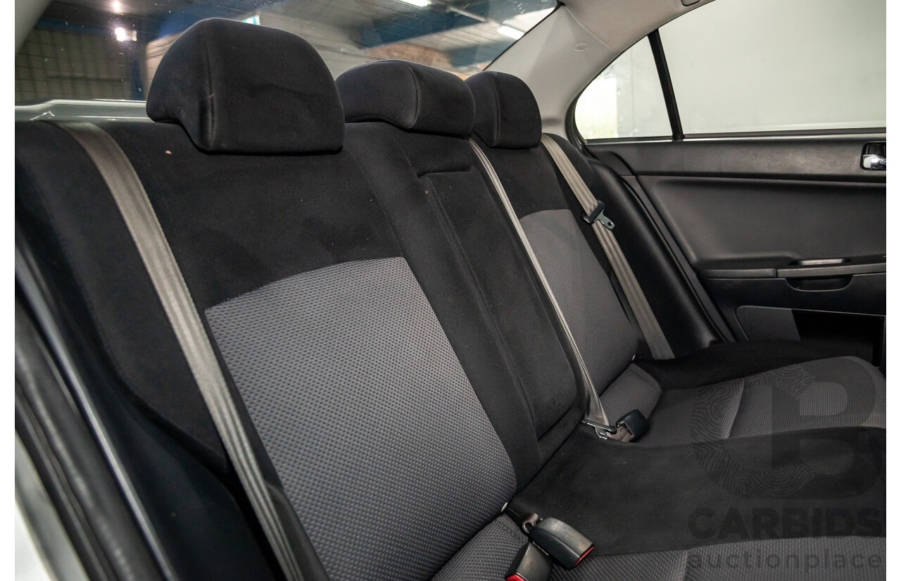 12/2015 Mitsubishi Lancer ES Sport CJ MY15 4d Sedan Apex Silver Metallic 2.0L