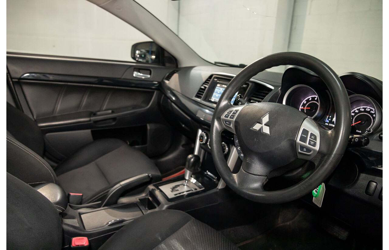 12/2015 Mitsubishi Lancer ES Sport CJ MY15 4d Sedan Apex Silver Metallic 2.0L