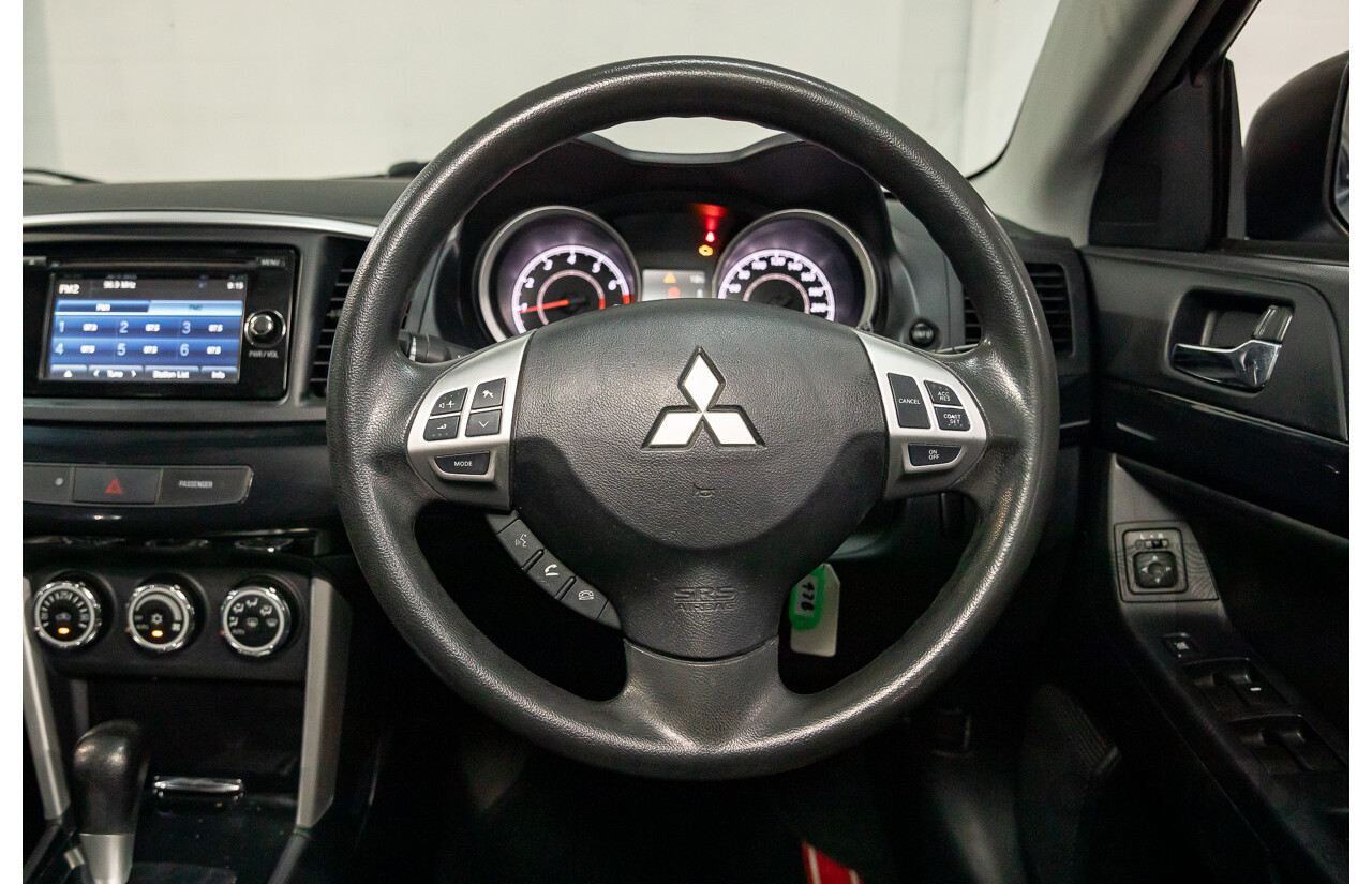 12/2015 Mitsubishi Lancer ES Sport CJ MY15 4d Sedan Apex Silver Metallic 2.0L