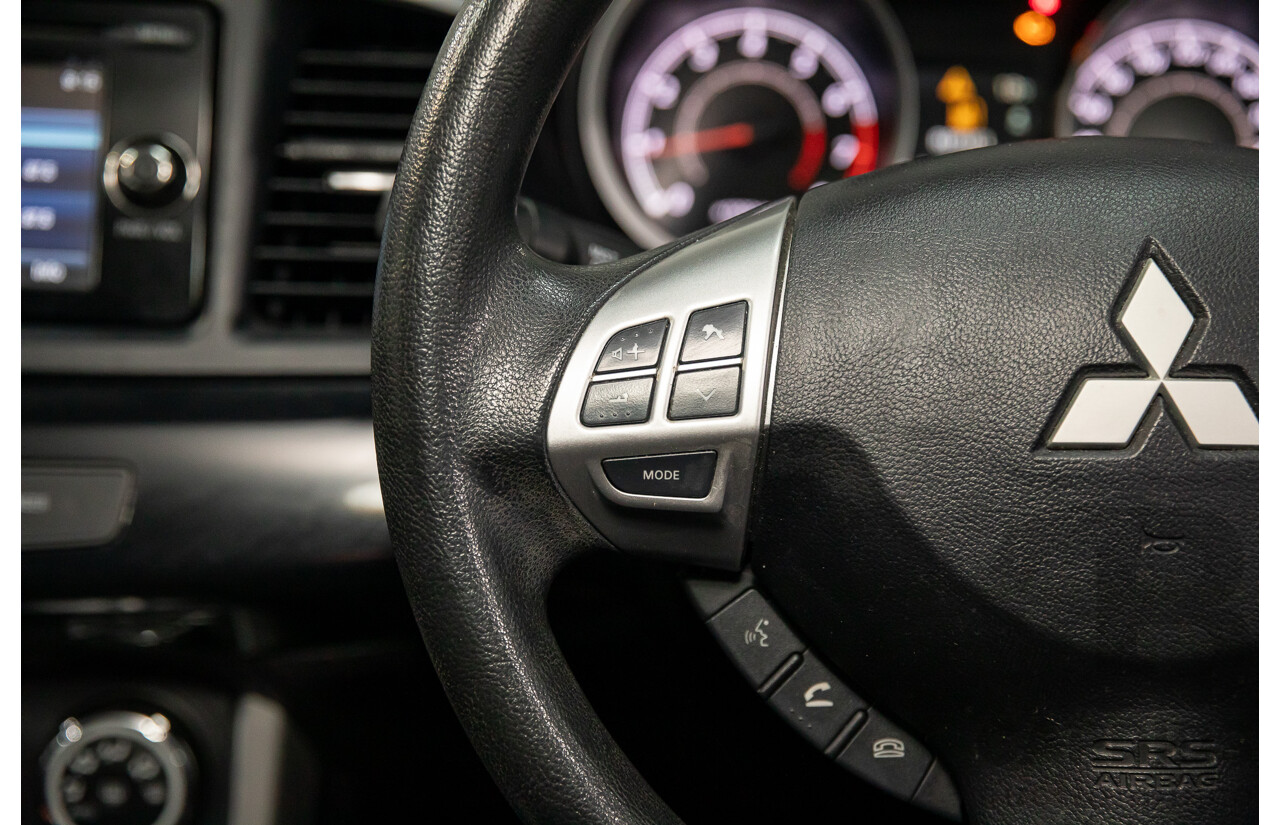 12/2015 Mitsubishi Lancer ES Sport CJ MY15 4d Sedan Apex Silver Metallic 2.0L