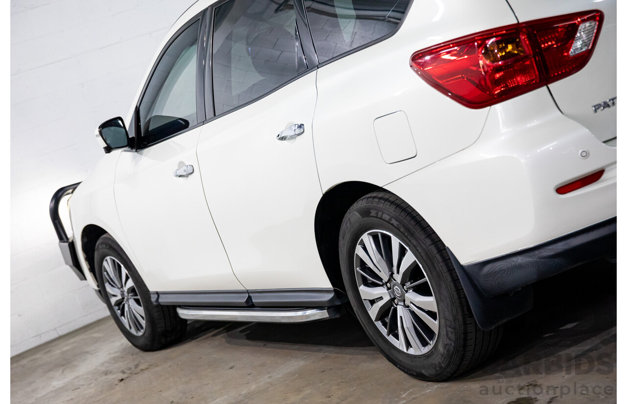 06/2020 Nissan Pathfinder ST (FWD) R52 MY19 SERIES III 4d Wagon Ivory White Pearl V6 3.5L