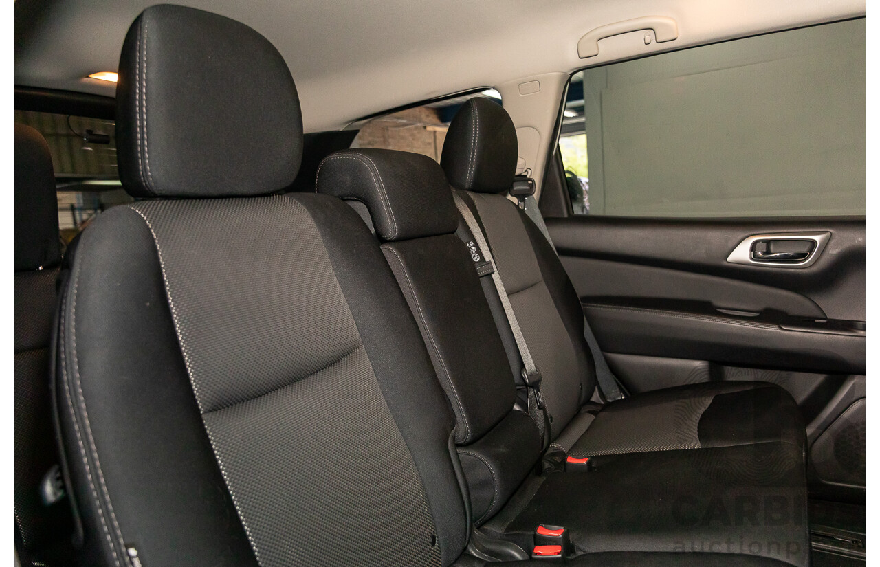 06/2020 Nissan Pathfinder ST (FWD) R52 MY19 SERIES III 4d Wagon Ivory White Pearl V6 3.5L