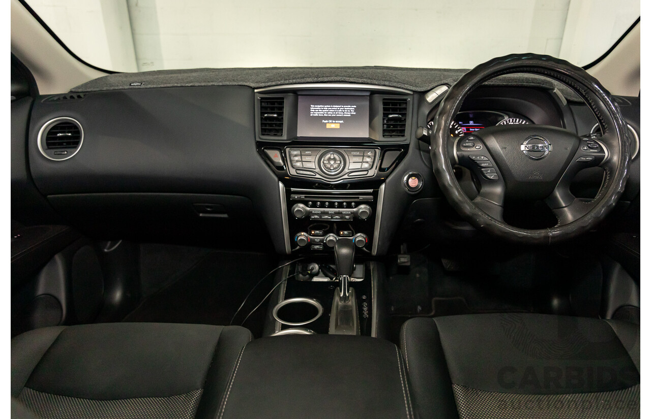 06/2020 Nissan Pathfinder ST (FWD) R52 MY19 SERIES III 4d Wagon Ivory White Pearl V6 3.5L