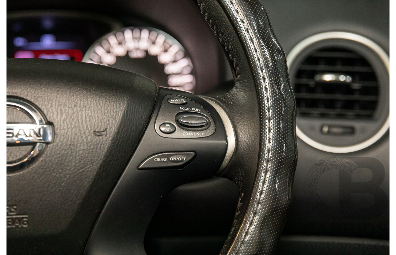 06/2020 Nissan Pathfinder ST (FWD) R52 MY19 SERIES III 4d Wagon Ivory White Pearl V6 3.5L